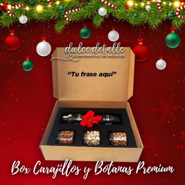 Box Carajillos y Botanas Premium Navidad