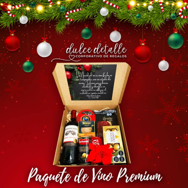 Paquete de Vino Premium Navidad